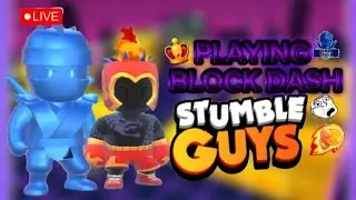 STUMBLE GUYS LIVE STREAM 🔴 BLOCK DASH 🎉 INW SERVER PLAYING WITH SUBSCRIBERS 😊