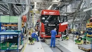 Inside the Scania Truck Factory: Complete Production Process!