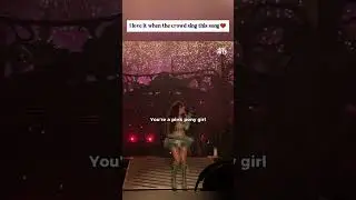 Chappell Roan's AURA when singing 'Pink Pony Club'
