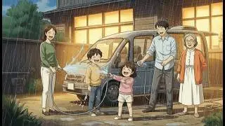 A Cozy Rainy Day in Grandpa&rsquo;s Mobile Home 🌧️ | Ghibli-Inspired Family Story