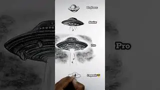 how to draw UFO #shorts #drawing #art