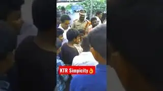 KTR simplicity. #ktr #telangana #sircilla