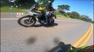 Ninja 400 vs GS F850 😱