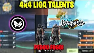 LIGA TALENTS 4x4 - CRIAS VS CORINGAS - GHOST9 E DEUSA AMASSARAM! CLIPS FF