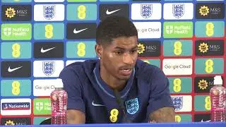 England & MUFC forward Marcus Rashford about city rivals Man City's title celebrations