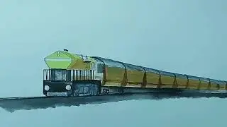 UBl WDG-4 12005 with Rani Chennamma express speeding towards Bangalore!![A Tribute]