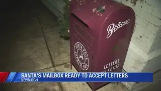 Santa's mailbox is open for letters in Newburgh