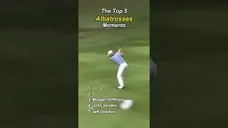 The top 5 albatrosses moments #pgatour #golfswing