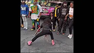 The fall into the split tho #tommytheclown #tsqaud