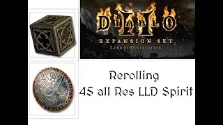 Rerolling 45 All Res LLD Spirit Base 8x times (Did i roll 35% fcr?)