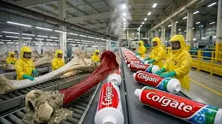 Inside the Largest Toothpaste Factory &mdash; From Animal Bones to Toothpaste (Full Process) Prodxveiw
