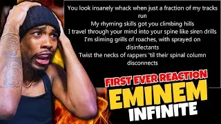 EM IS REALLY HIM !! EMINEM INFINITE 🤯| First Time Reaction (lyrics)