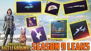 SEASON 9 LEAKS ! NEW OUTFITS , EMOTES AND SKINS in PUBG MOBILE