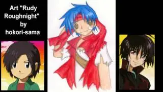 voice actors and seiyuu singing: Rudy Roughknight