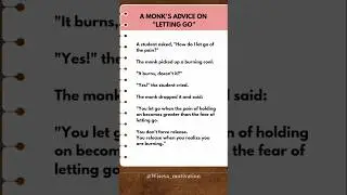 A monk advice for letting go #amanzingfacts #facts #shorts #trending #motivation #viral #ytshorts