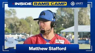 Matthew Stafford Talks About Setting A High Practice Intensity & Goals For 2023 | Inside Rams Camp