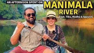 An Afternoon on the Manimala River with Friends | Vallam, Fishing & Village Life