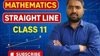 Straight Line l 9.2 l class 11 mathematics questions solution by Manish sir 