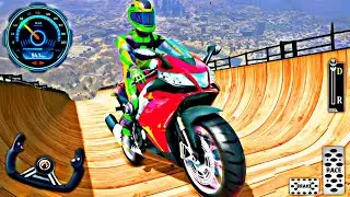 Mega Ramp Sport Bike Racing Simulator - Extreme Motocross GT Bike Racer : Android Gameplay