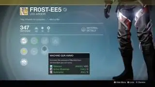 Destiny- Frost EE5 Exotic Boots for the hunter