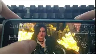 The Witcher 3 - Winlator - S23 FE - Exynos 2200 - GPU Xclipse 920.