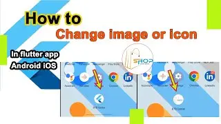How to Change Image and Icon App in Flutter app - android with ios change image