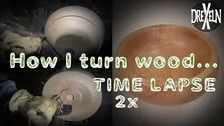 #DREXELN A60/2x massive Eschenholz-Schale #drechseln #woodturning