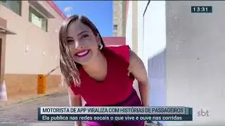 Motorista de app conta hist&oacute;rias de passageiros com muito humor na internet| 18/04/2023