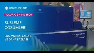 AccurioShine 3600 ile Süsleme Tekniklerinizi Bir Üst Seviyeye Taşıyın!