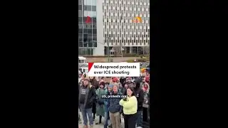 Widespread protests over ICE shooting