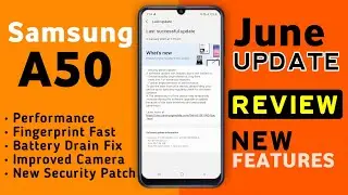 Samsung Galaxy A50 June Update 2022 | Big Update with New Features | Samsung A50 New Update #A50