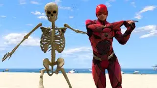 GTA 5: Playing as Skeleton Character | Skeleton (Mod) GTA V PC