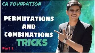 CA FOUNDATION | PERMUTATIONS & COMBINATIONS TRICKS | Dec-23