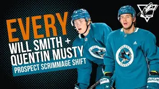 TEAL TAPE | Every Will Smith and Quentin Musty shift in the 2024 San Jose Sharks Prospect Scrimmage