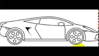 car drawing easy