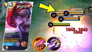 NEW BUILD HYPER CHOU BY EXP LANE (NO EDIT NO CUT)-mobile legends