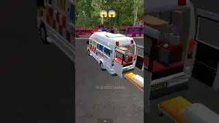 Ambulance Mod Bussid | Ambulance Mod In Bussid #ambulance #ambulancegames #bussid#shortvideo#shorts