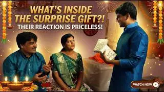 Surprised My Parents on Diwali 🎁 | Their Reaction Made My Day ❤️ #vlog #diwali #gift #suprise