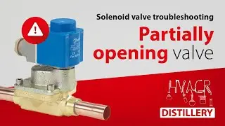 Troubleshooting a solenoid valve which only opens partially