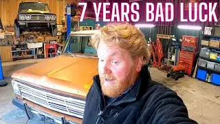 TASTY TRUCK GETS NEW HEADLIGHT WIRING AND SIDE MARKERS, 7 YEARS BAD LUCK AND A NEW TOW BALL