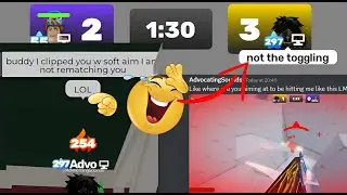 254 Streak Player Accuses Me Of Cheats In Roblox Rivals