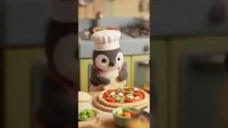 #DreamScreenAI | little cute penguins making pizza 🍕 | #shorts #short #ytshorts #viralvideo