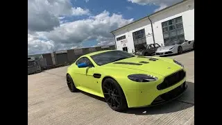 PROJECT DUB ASTON MARTIN- LIME ESSENCE WRAP @ DUB CUSTOMS!