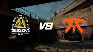 GODSENT vs Fnatic  |  Overpass  |  IEM Dallas 2023 Europe Closed Qualifier - Opening round