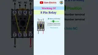 8 Pin Relay Pinout Diagram l #youtubeshorts #shorts #short #shortvideo #trending #viralvideo