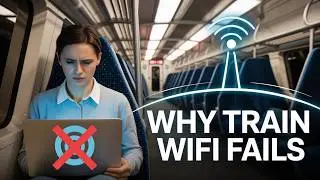 How Train WiFi Actually Works! Why It's Slow & The Tech Behind It 🚂