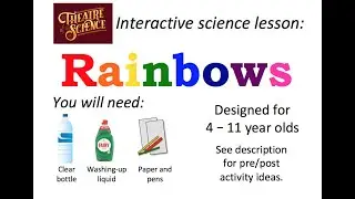 Interactive science lesson: Rainbows!