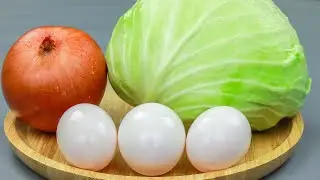 Cabbage Pie | Cabbage with Egg Recipe | V Taste