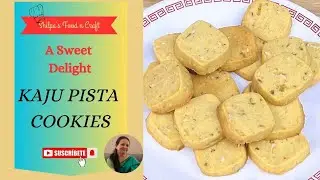 Kaju Pista Cookies Recipe : Easy & Irresistible| काजू पिस्ता कुकीज़ परफेक्ट चाय टाइम स्नैक #snacks