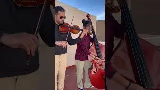 Canon de Pachelbel con mi hermana - Viol&iacute;n y Contrabajo